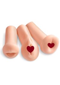 Набор из 3-х мастурбаторов Pipedream Extreme ALL 3 HOLES Вагина, Анус и Рот Sex Aura