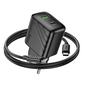 Набір СЗУ HOCO CS25A+кабель Type-C/Type-C, 1xUSB+1xUSB-C, PD20W+QC3.0, кабель 1м