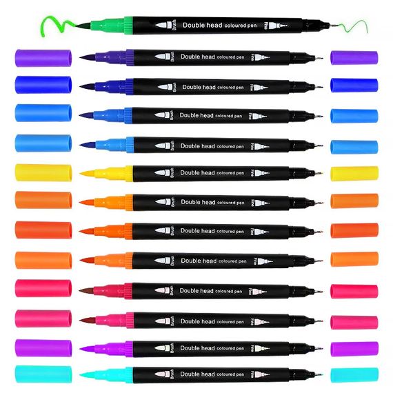 Набір акварельних олівців і маркерів 120 Color pencil CD від XPRO, модель Художественные, колір не вказаний. (43847-_638) | Зображення 4