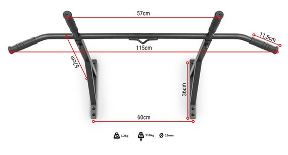 Турнік Trex Sport TX-33 | Зображення 2