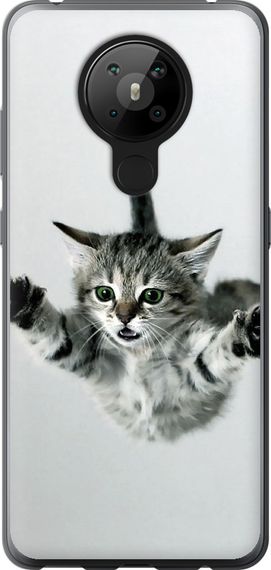 Чехол на Nokia 5.3 Летящий котёнок "2322u-2102-17620"