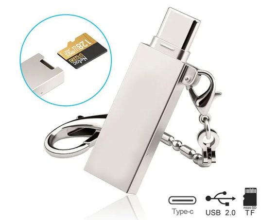 Адаптер-перехідник Primo TCR-7 з microSD на Type-C / USB | Зображення 1