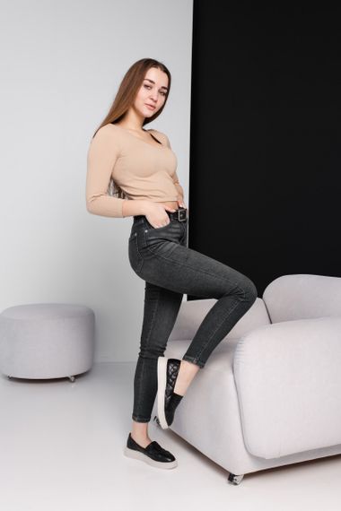 Лофери жіночі Fashion Catherine 3896 41 розмір 26 см Чорний | Зображення 9