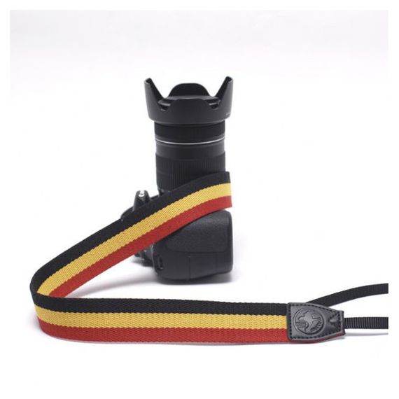 Нашийний універсальний ремінь для фотоапарата CAMERA STRAP на шию для фотокамери текстильний + шкіра
