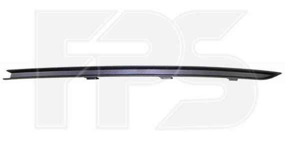 Накладка переднего бампера левая VW Passat B8 '15- черная(FPS) 3G08543219B9