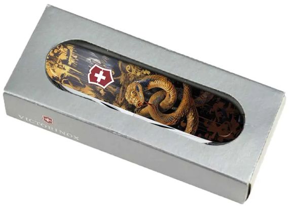 Ніж Victorinox Swiss Army Climber Zodiac. Золота дерев’яна змія | Зображення 2