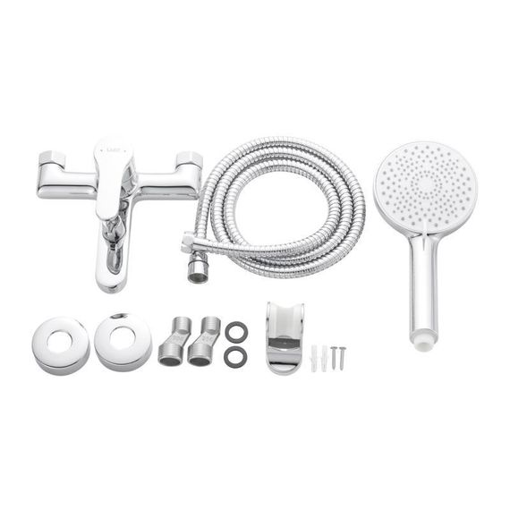 Змішувач латунний для ванни Lidz Astra 006 (з душовим гарнітуром) (k35) LDAST006CRM48087 Chrome | Зображення 4