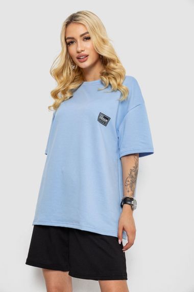 Костюм жіночий повсякденний, колір блакитний, 241R5004-1 | Зображення 2