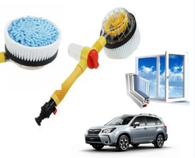 Вращающаяся насадка - щетка для шланга Water Blast Cleaner Roto Brush высокого давления с резервуаром для моющего средства