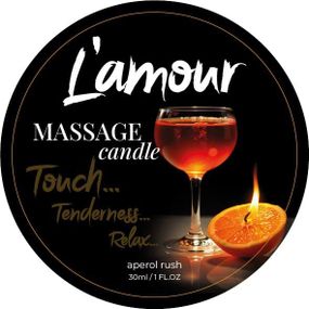 Массажная свеча L'amour Aperol Rush с ароматом коктейля Апероль, 30 мл sexstyle