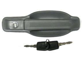 Iveco Turbo Daily (89-99) сіра зовнішня ручка права передня = задня, = зсувниих дверей з ключами, Івеко Турбо Дейлі