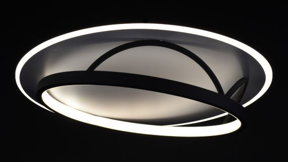 Люстра світлодіодна стельова LED світильник для квартири на стелю лед 27542 Білий 9х47х47 см. | Зображення 2