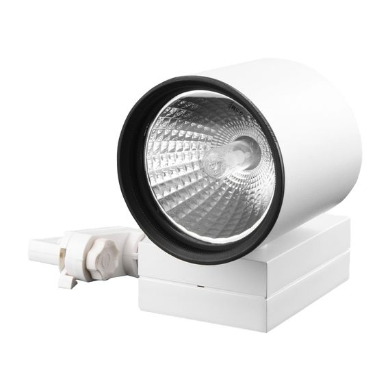 Светильник трековый поворотный под лампу KW-1/70W G12 WH