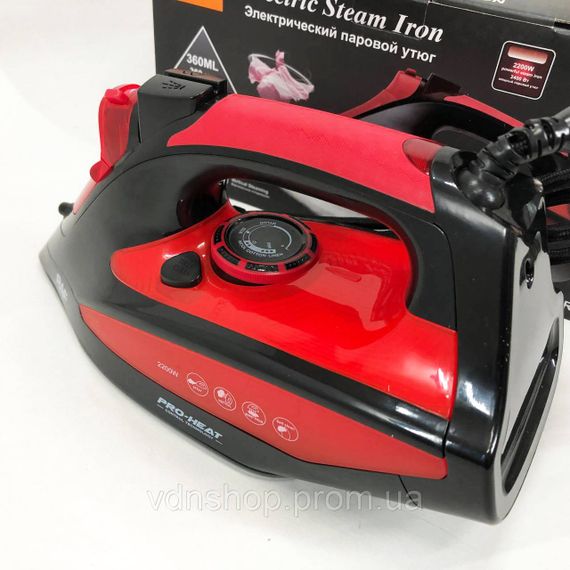 Праски для прасування речей RAF, Парова праска для прасування Парова праска різних типів тканин YD-18 | Зображення 4