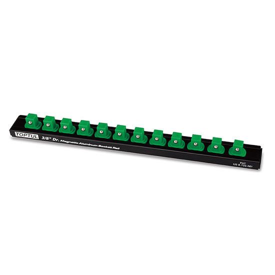 Тримач для головок (планка магнітна) 3/8"*280*12PCS TOPTUL PBKB3B2612