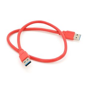 Кабель USB 3.0 AM+AM 0.6м, RED