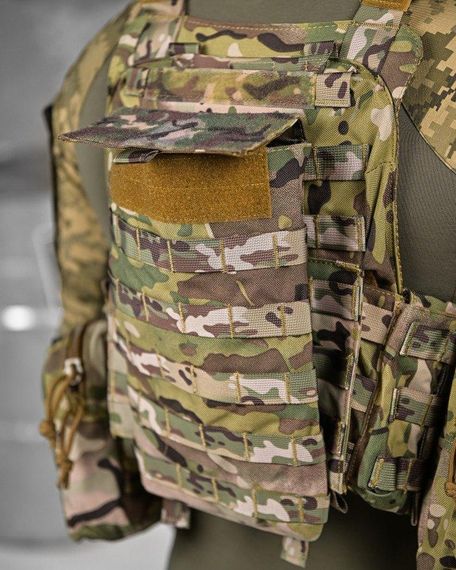 Плитоноска Artex з напашником системою швидкого скидання та 7 підсумками НП4876 | Зображення 9