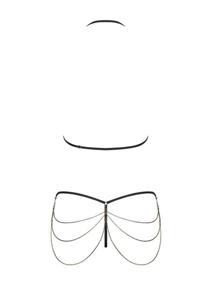 Комплект Obsessive Redella 2-pcs set black L/XL | Зображення 4