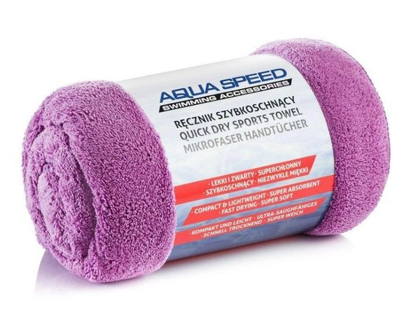 Рушник Aqua Speed ​​DRY CORAL 7040 фіолетовий Уні 50x100см 5908217670403 | Зображення 1