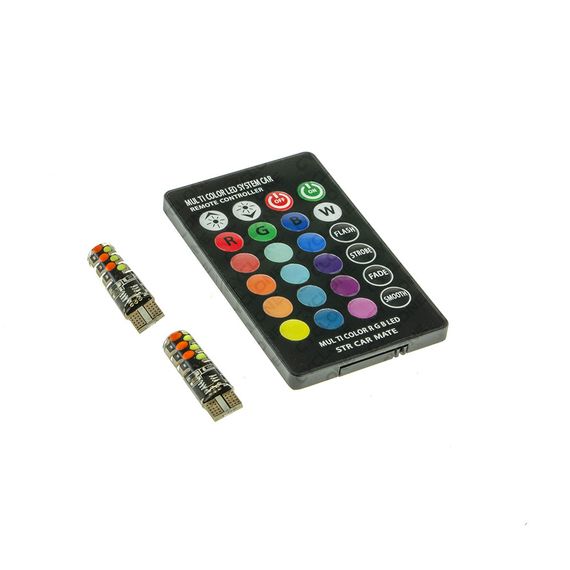 Світлодіодна лампа T10-086 RGB COB-12 12V