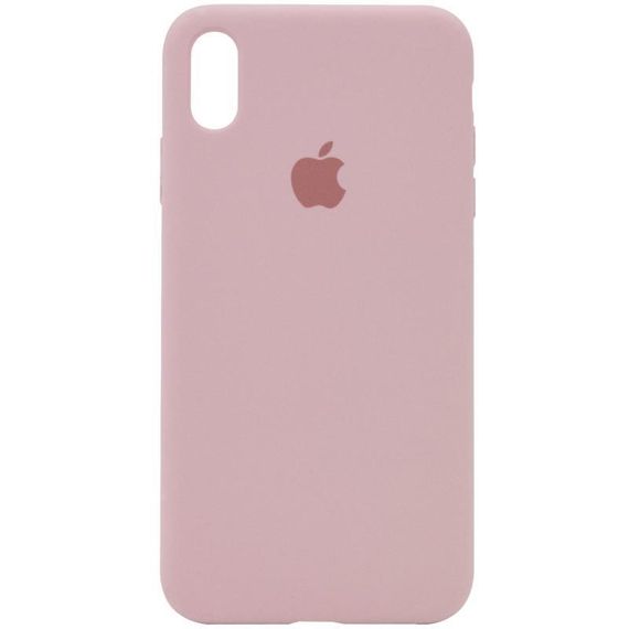 Чохол Silicone Case Full Protective (AA) для Apple iPhone XS Max (6.5") Рожевий / Pink Sand