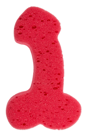 Губка для ванни Sponge Willy Red, 19 см sexstyle