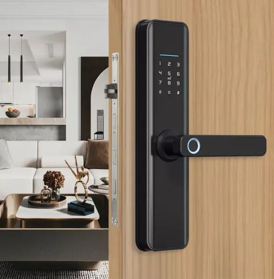 Дверной сенсорный замок с отпечатком пальца,умная биометрическая дверная ручка, 4 способа открытия