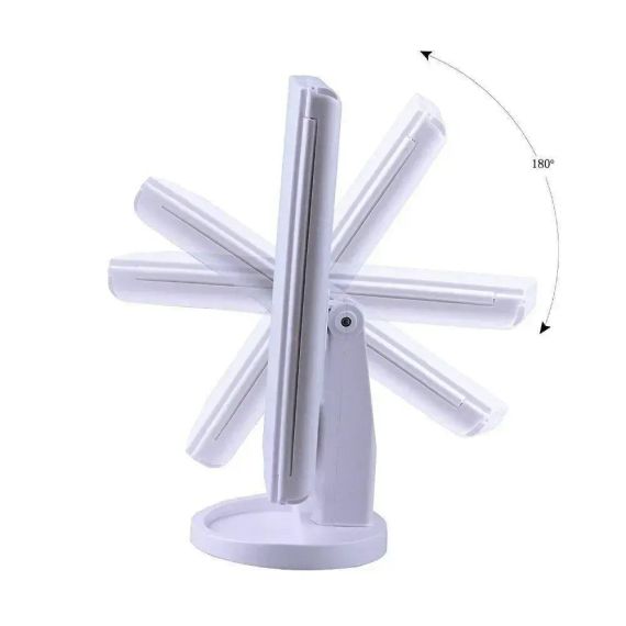 Зеркало тройное для макияжа Superstar Magnifying Mirror с LED-подсветкой прямоугольное с увеличением | Зображення 3