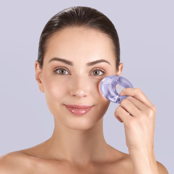 Масажер для очей GESKE Cool&Warm Eye Massager 7в1 starlight, Фіолетовий | Зображення 3