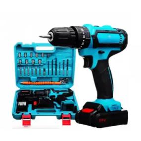 Шуруповерт 24V с набором инструментов, Аккумуляторный шуруповёрт