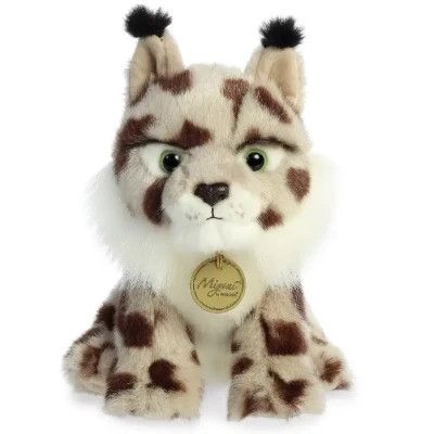 М'яка іграшка Aurora м'яконабивна Рись Іберійська Бежево-коричнева 22 см (210292A)