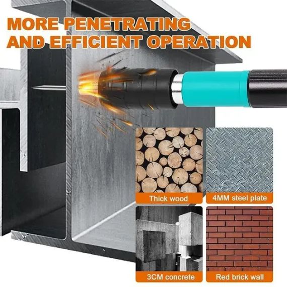 Ручний гвоздозабивний степлер пістолет у пластиковому кейсі The ceiling artifact AND-9 | Зображення 3