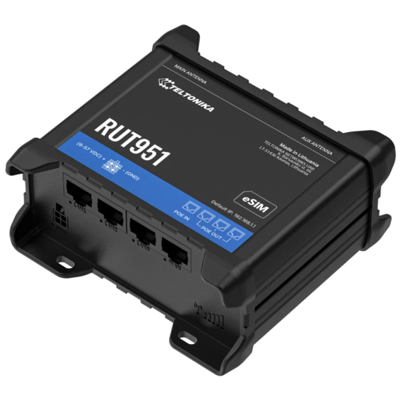 Teltonika RUT951 POE+ (RUT951B10J00) Маршрутизатор | Зображення 3