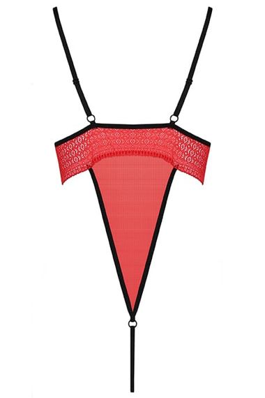 Боді Passion Exclusive AKITA BODY Червоне 2XL/3XL | Зображення 5