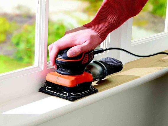 Шлифмашина вибрационная сетевая BLACK+DECKER KA450 | Зображення 2