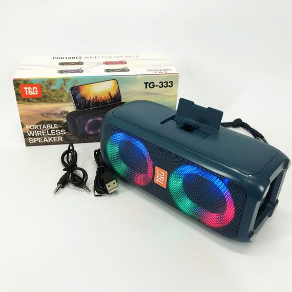 Недорогі портативні колонки TG333, Колонка активна акумуляторна, Bluetooth колонки з об'ємним звучанням VW-97 | Зображення 5