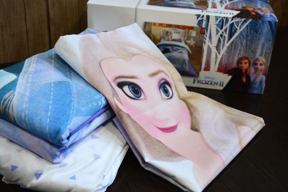 Постільна білизна TAC Disney 160×220 см Frozen 2 Crystal | Зображення 2