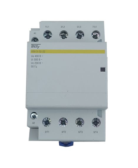 Контактор модульний КМ-3-32-22 32А 230AC 2NO-2NC 4р 3мод Ny95503889 | Зображення 1