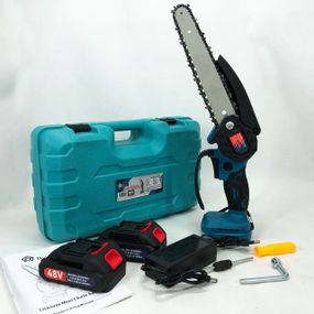 Легкая электропила для сада Domotec 8"(20см) 48 В, Цепная электропила для садовых работ AV-83