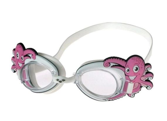 Окуляри для плавання Arena BUBBLE ARENA WORLD рожевий, восминіг OSFM 3568333252345