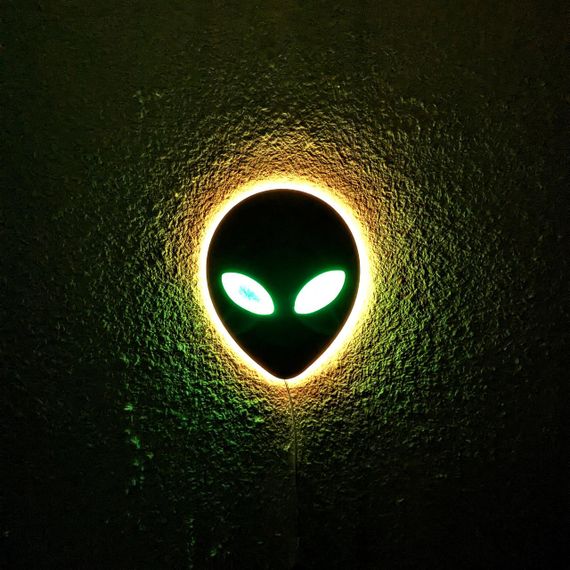 Панно декоративне картина на стіну Прибулець LED підсвітка 16 кольорів телефон 300х243 acr-p000226 | Зображення 4