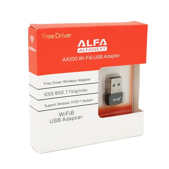 Беспроводной адаптер Wi-Fi6-USB LV-UAX08D, AIC8800F, 802.11bgn, 150MB, 2.4GHz | Зображення 2