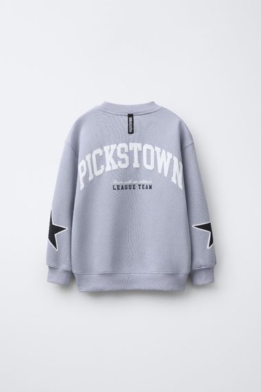Дитячий теплий світшот для дівчинки Zara 131 см Блакитний (26021912B) | Зображення 1