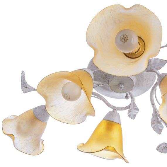 Люстра потолочная флористика E14 60W WH (LK-203S/6) | Зображення 2