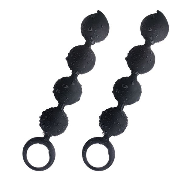 Анальні буси Babydoll Універсальний. Чорний 4005 | Зображення 3