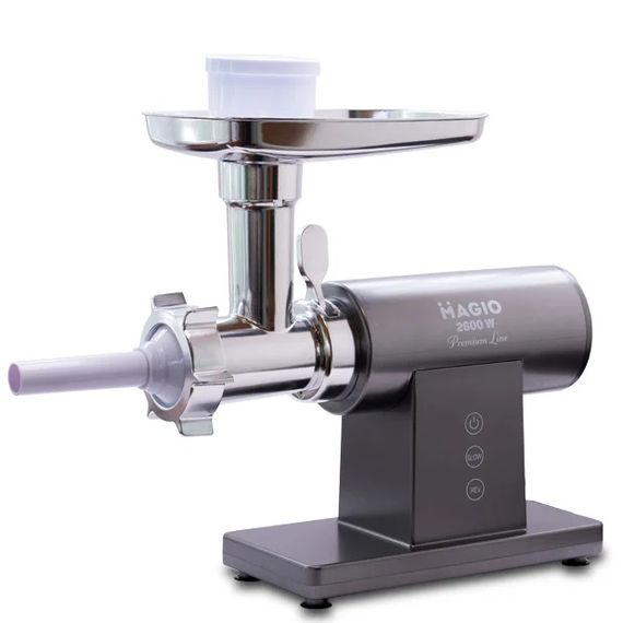 Мясорубка электрическая Magio MG-271 2600 Вт серая | Зображення 6
