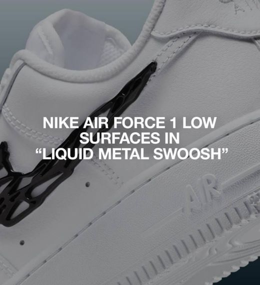 Кросівки білі Air Force 1 Low ‘Molten BLACK / аір форсе весна / літо / осінь | Зображення 2