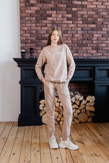Костюм для дівчинки (підлітковий) Носи своє 170 Бежевий (p-13944-156150) | Зображення 3