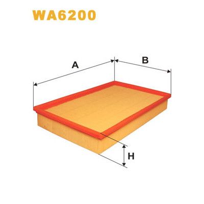 Воздушный фильтр для автомобиля Wixfiltron WA6200