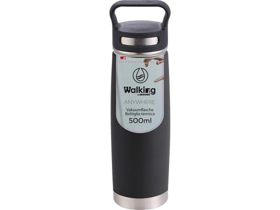 Термокружка 500 мл сіра Walking Bergner BG-37572-MGY | Зображення 1